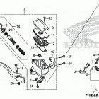 VT1300CX Передний тормозной цилиндр