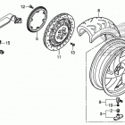 GL1800 Заднее колесо