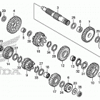 CBR300RA Трансмиссия