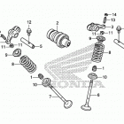 CRF125FB Распределительный вал и клапана