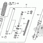 CRF150F Передняя вилка