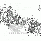 CRF50F Сцепление