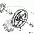 CB300F Переднее колесо