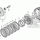 CB300F Сцепление