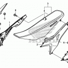 CRF250R Сидение и обтекатели сидения