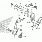 CRF110F Вилка переключения передач