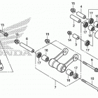 CRF125FB Задний амортизатор