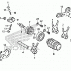 CRF150R Вилка переключения передач