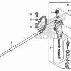 CRF250R Задний тормозной цилиндр