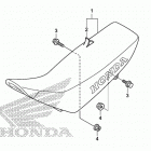 CRF150F Сидение