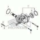 VT1300CXA Side gear case