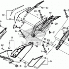 CBR300RA Сидение и обтекатели сиденья