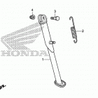CRF150F Подножка