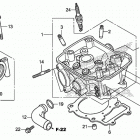 CRF150R Головка цилиндра
