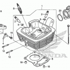 CRF150F Головка цилиндра