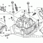CRF450R Cylinder head (2)