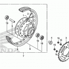 CRF50F Заднее колесо