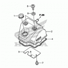 CRF450R Крышка головки цилиндров