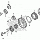 CRF450X Муфта стартера