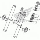 CRF50F Передняя вилка