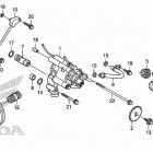 VT1300CXA Масляный насос и фильтр