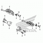 CRF250X Подножки
