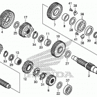 CRF250R Трансмиссия