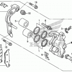 CRF250X Передний суппорт