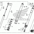 CRF450R Передняя вилка