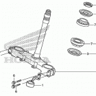 CRF150F Траверса нижняя