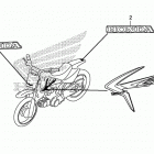 CRF50F Наклейки