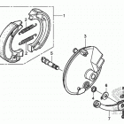 CRF110F Передний тормоз