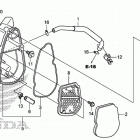 CRF110F Воздухозаборник
