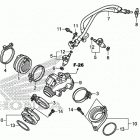 VT1300CXA Intake manifold@injector