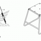 CRF450X Подножка