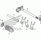 CB300F Вилка переключения передач