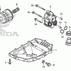 NC700JD Поддон картера и масляный насос