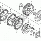 CRF125FB Сцепление