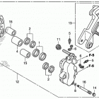 GL1800B Передний тормозной суппорт левый