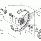 CRF150R Переднее колесо