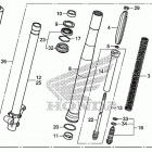 CRF150R Передняя вилка