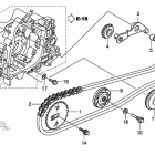 CRF110F Цепь ГРМ и натяжитель