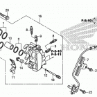 VT1300CXA Передний суппорт тормозной