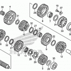 CRF450R Трансмиссия
