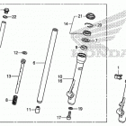 CRF110F Передняя вилка