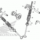 CRF230F Распределительный вал и клапана