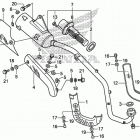 CRF110F Глушитель