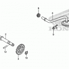CRF450X Масляный насос