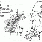 CRF250X Топливный бак