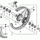 CRF450R Заднее колесо